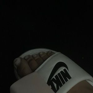 Nike slides slightly used